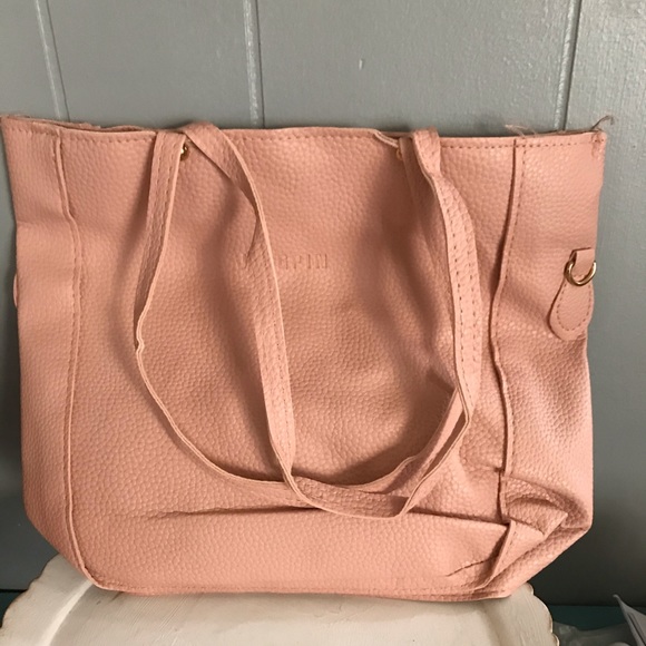 4 PIECE TOTE SHOULDER WRISTLET WALLET HANDBAG SET - Picture 2 of 16